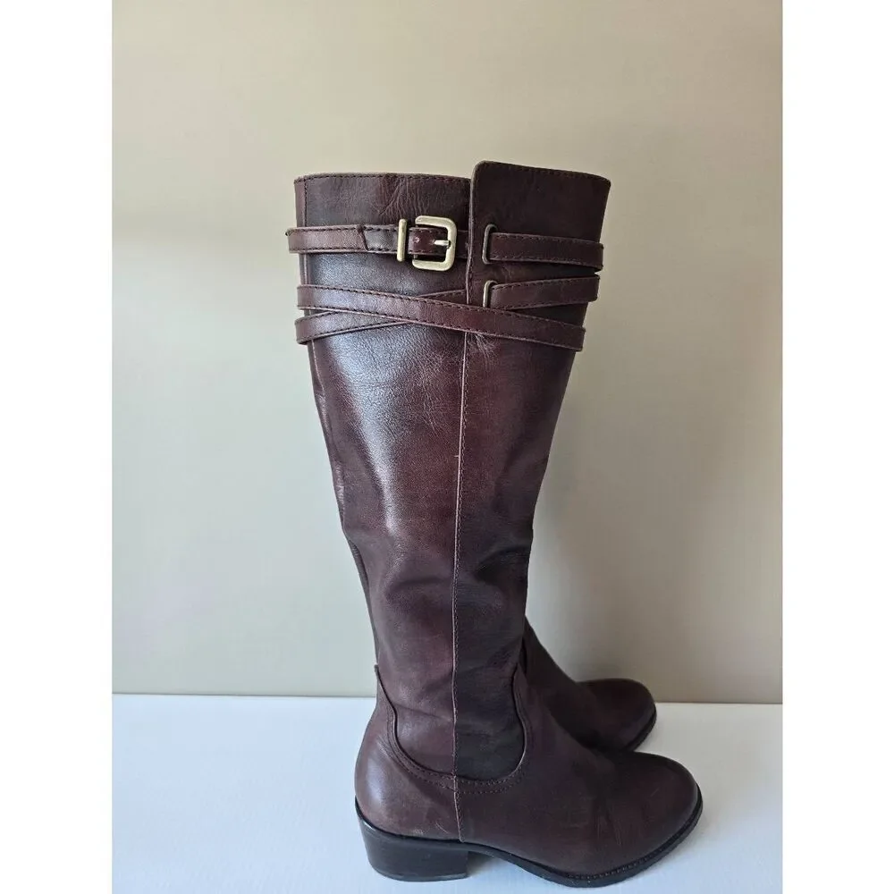 Antonio Melani Boots Sz 6M Brown